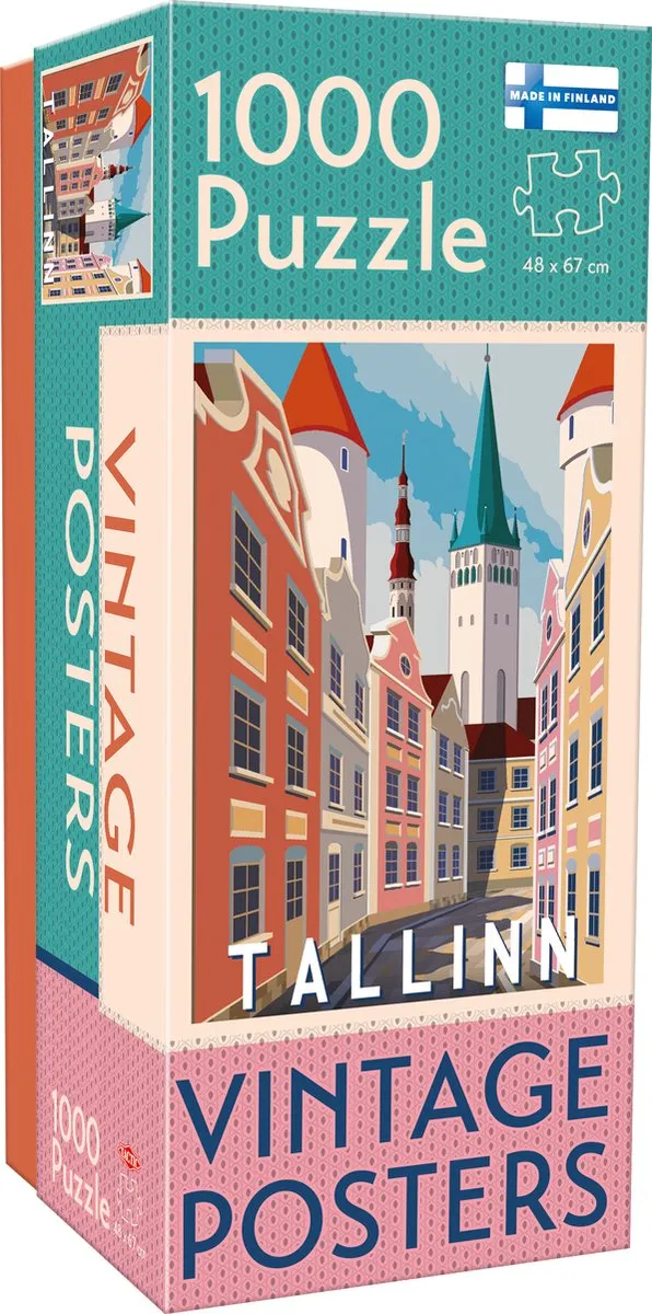 Tactic Vintage Tallinn Puzzel 1000 Stuks