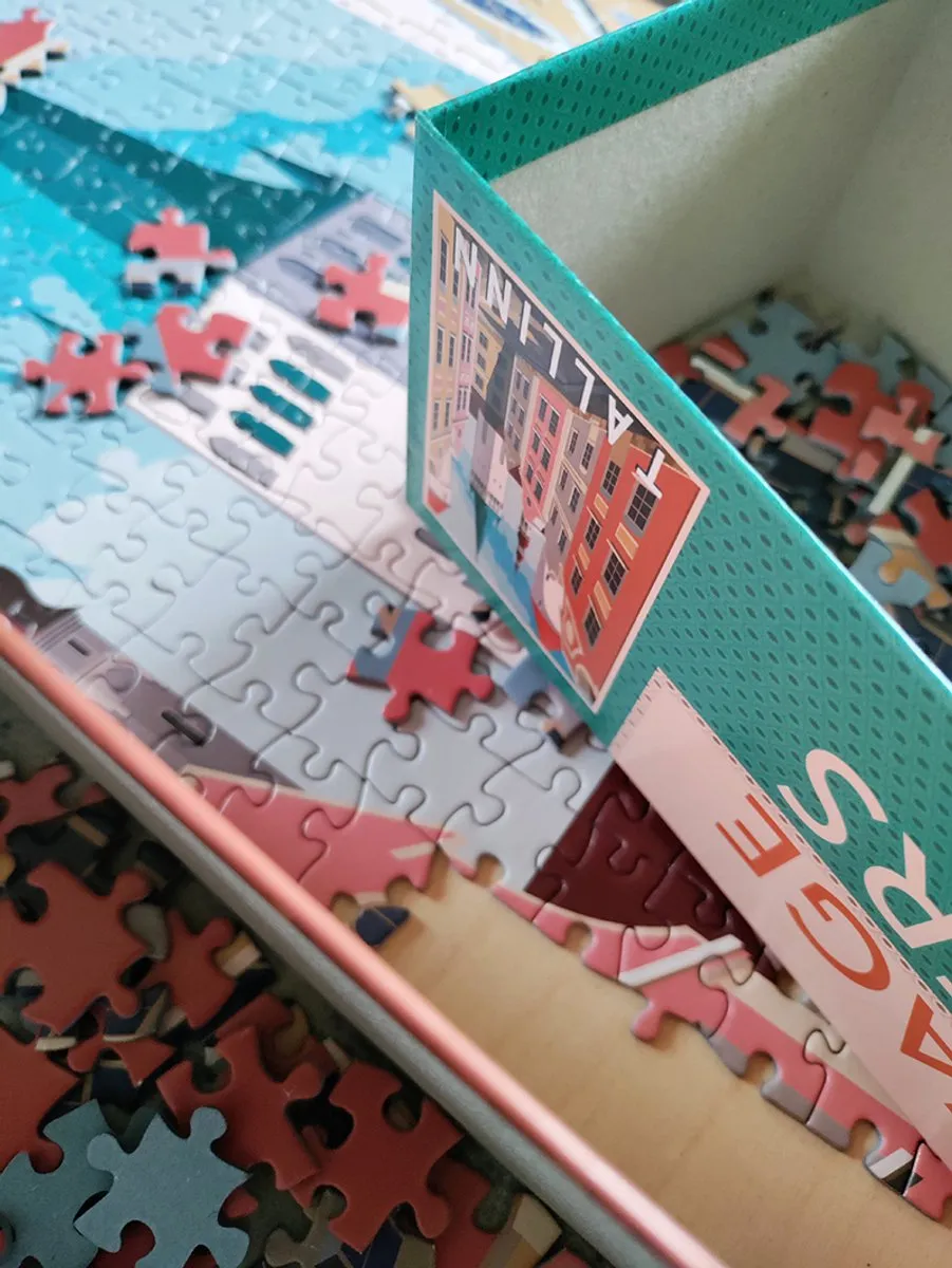 Tactic Vintage Tallinn Puzzel 1000 Stuks - Historische Baltische Stad