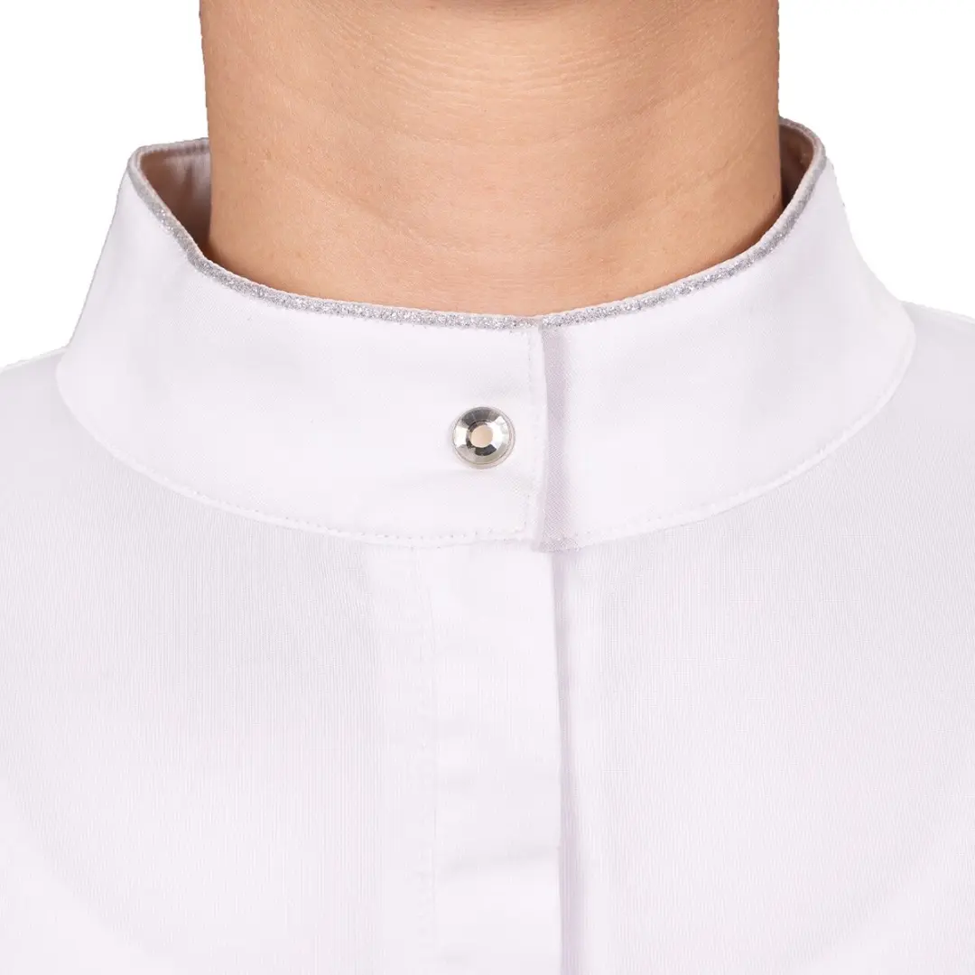 QHP Showshirt Zayla Kids 140 - Wit