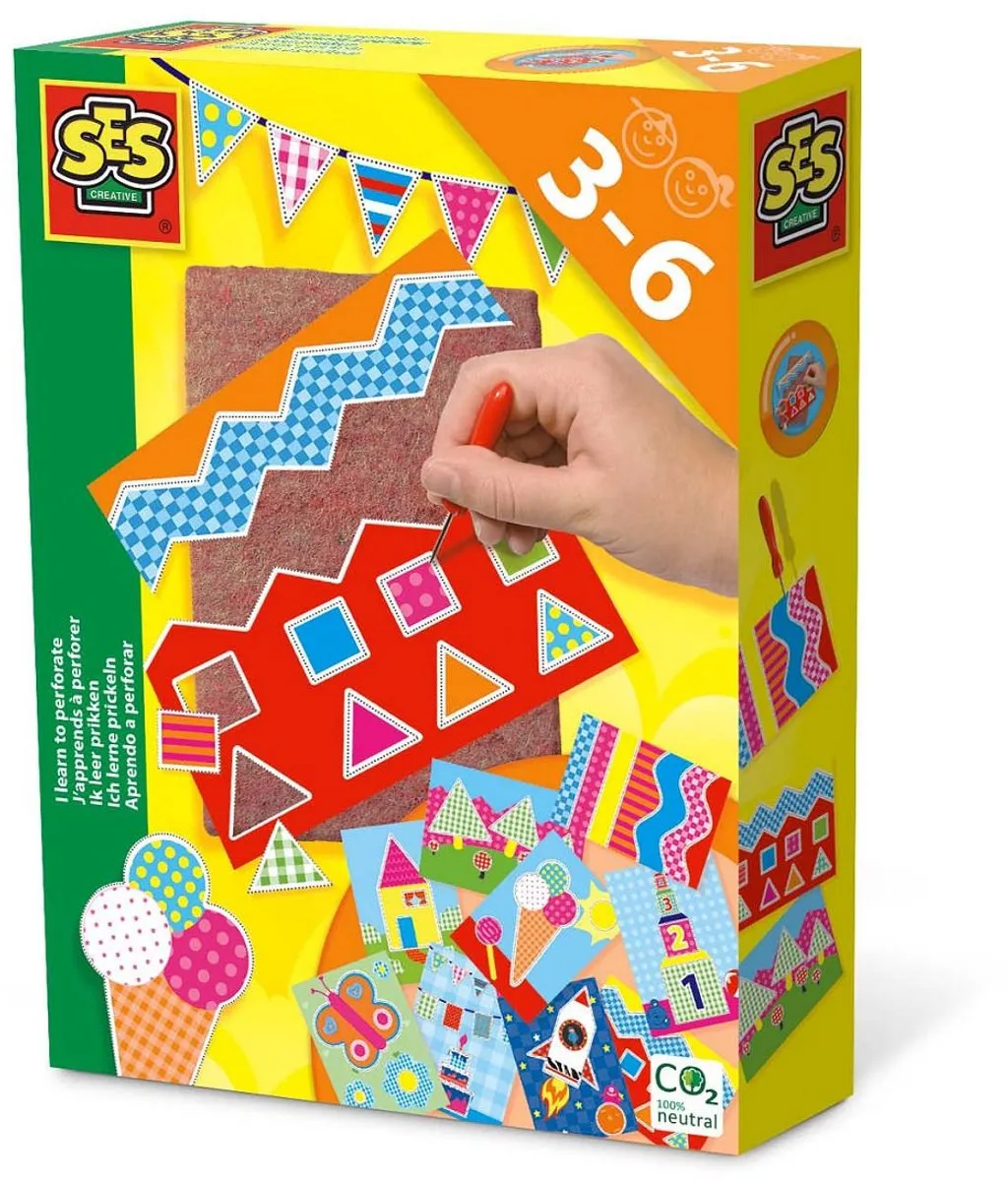 SES Creative Ik Leer Prikken Montessori Speelgoed