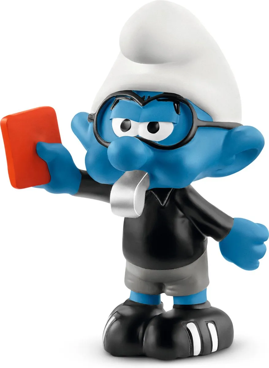 Schleich Smurf Scheidsrechter 20809