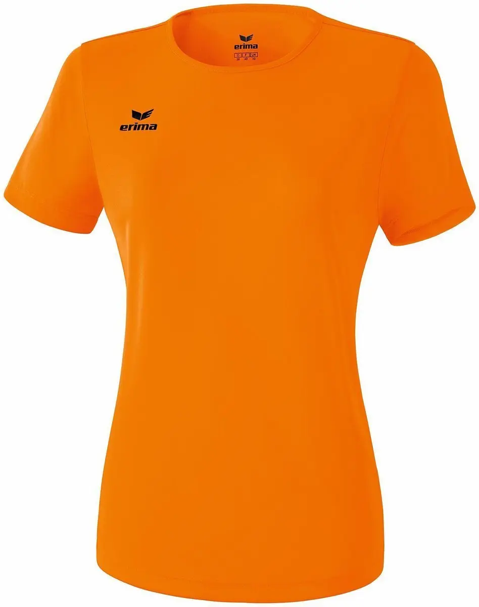 Erima Teamsport Functioneel T-shirt Dames - Oranje - Maat 48