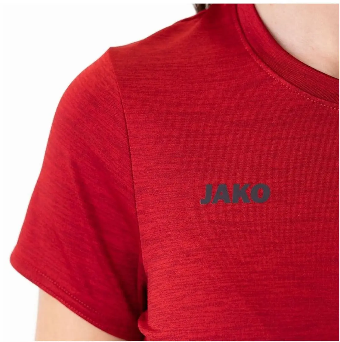 Jako Premium Basics T-Shirt Dames - Rood - Maat 38