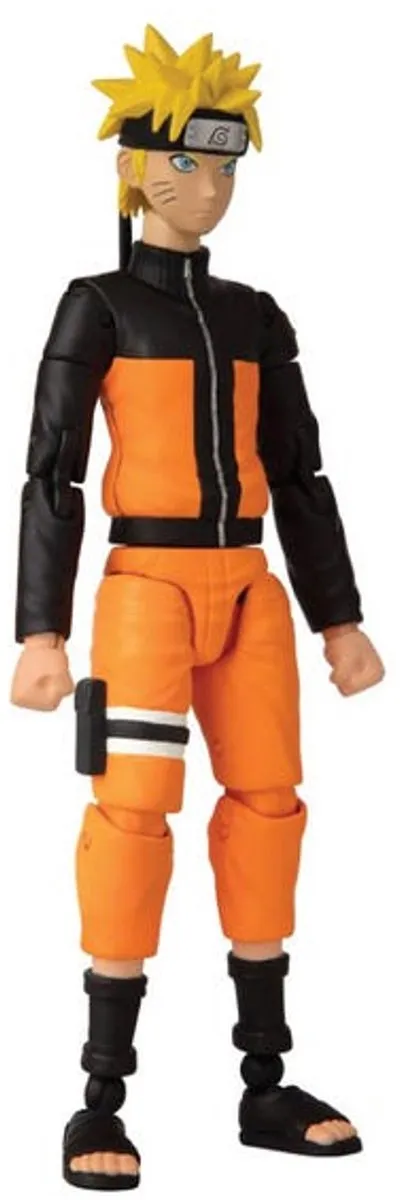 Bandai Naruto Shippuden Naruto Uzumaki Action Figure 17cm - Multicolor