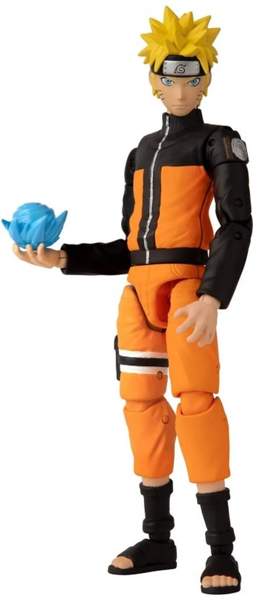 Bandai Naruto Shippuden Naruto Uzumaki Action Figure 17cm - Multicolor