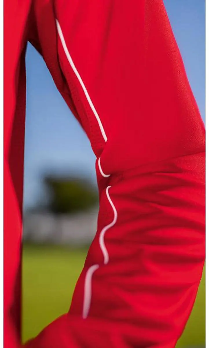 Erima Liga Star Trainingsjack Kinderen 128 - Wit/Rood