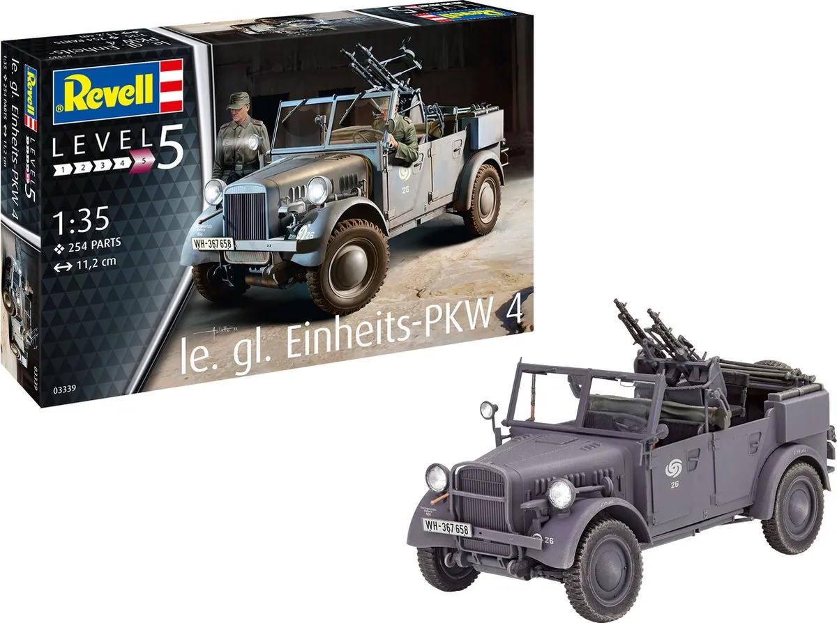 Revell 03339 Einheits-PKW Kfz.4 Modelbouwpakket