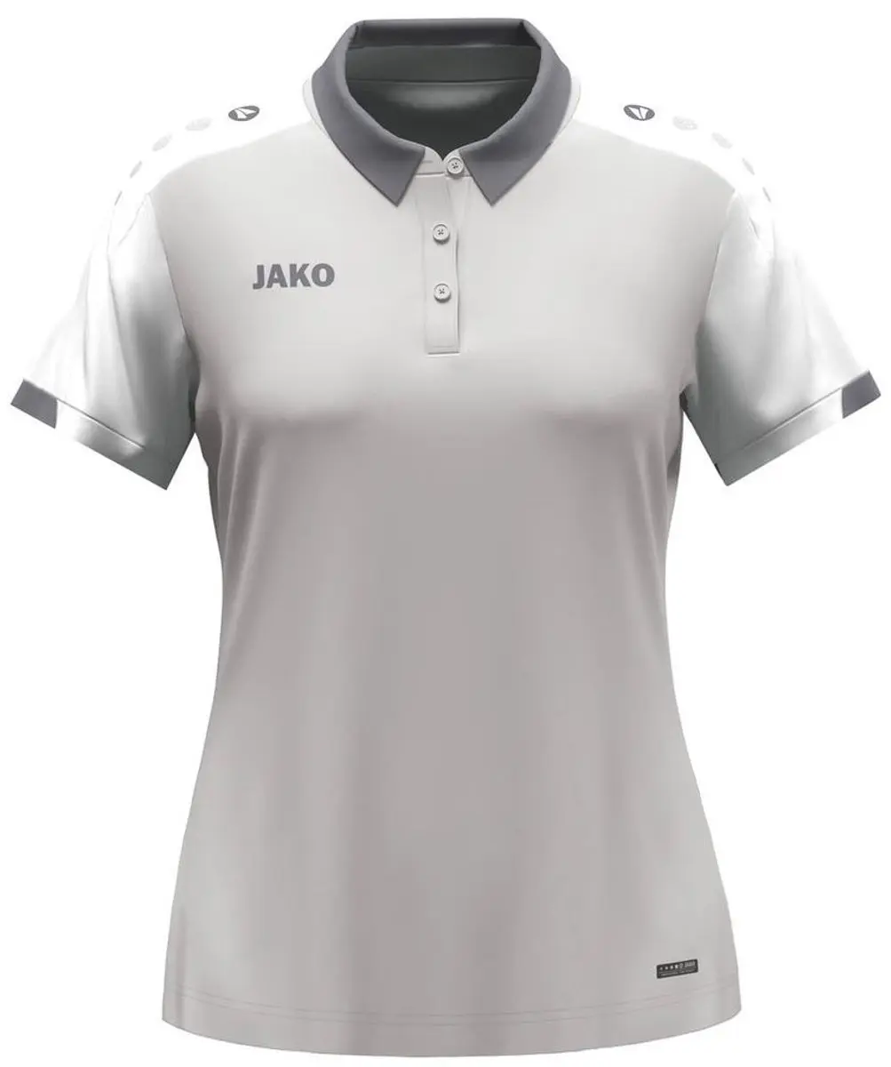 Jako Dynamic Polo Dames - Lichtgrijs/Wit S - afbeelding 6 van 6