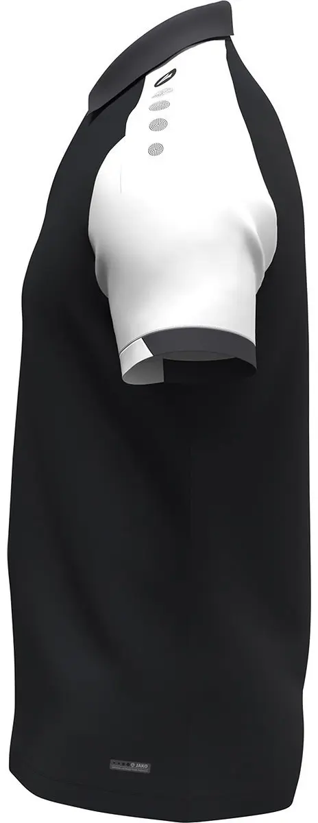 Jako Dynamic Polo Dames XL - Zwart/Wit/Antraciet