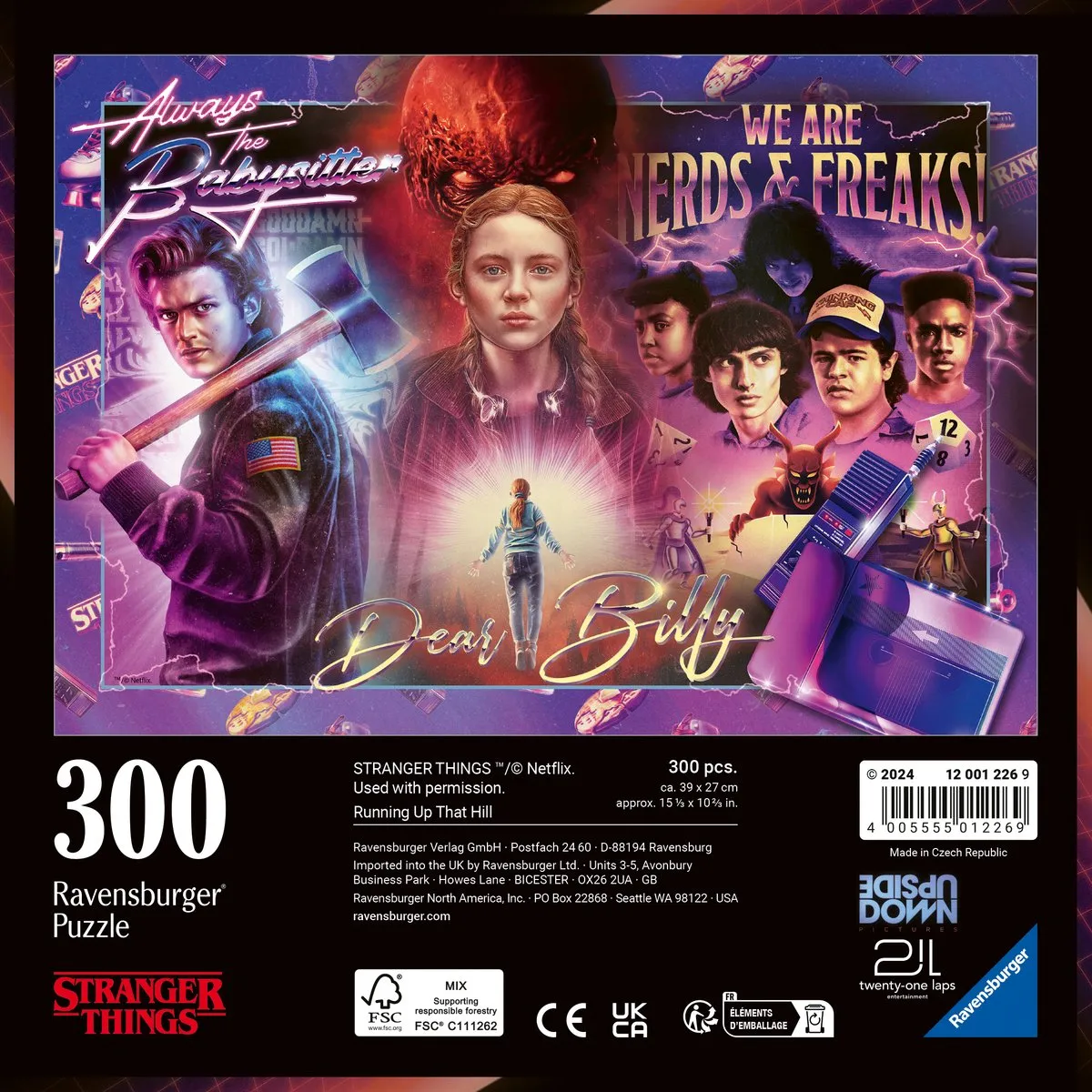 Ravensburger Stranger Things Legpuzzel 300 Stuks - 12001226