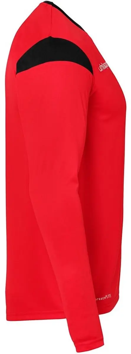 Uhlsport Squad 27 Voetbalshirt Lange Mouw Heren - Rood/zwart 3XL