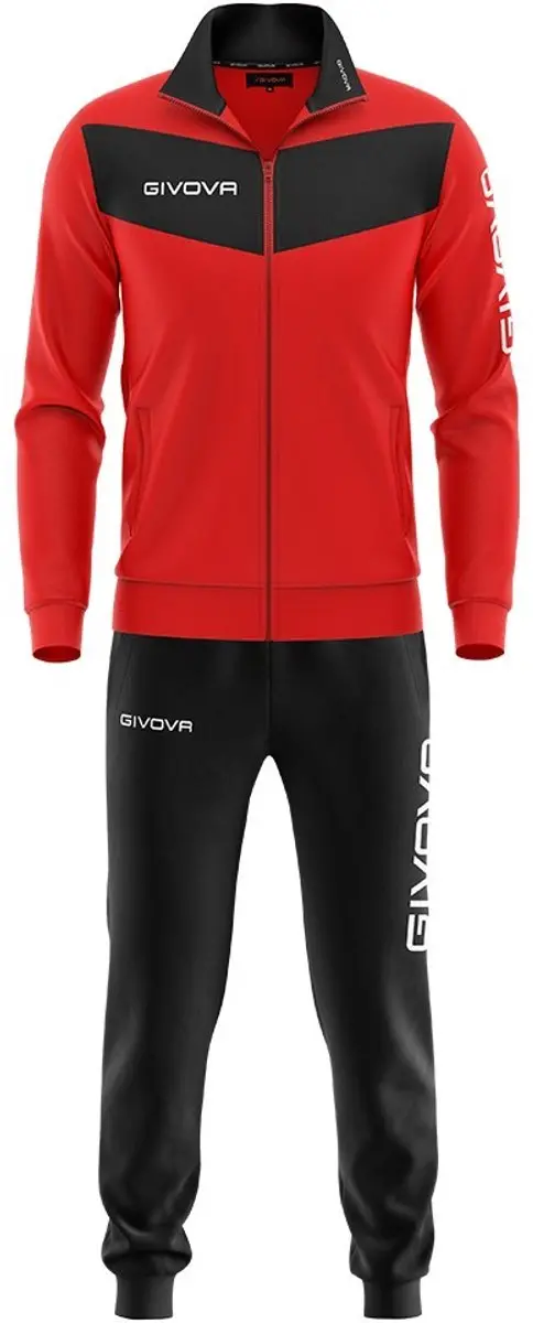 Givova Visa Trainingspak - Rood - XXS