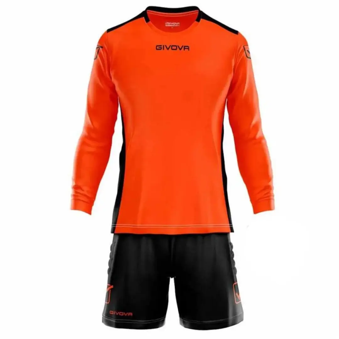 Givova Hyguana 2XS Kit Portieren - Rood/Zwart