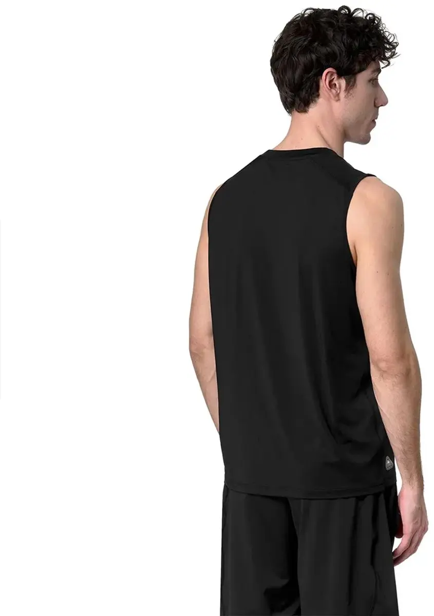 Kappa Ileo Mouwloos T-shirt - 2XL - Zwart