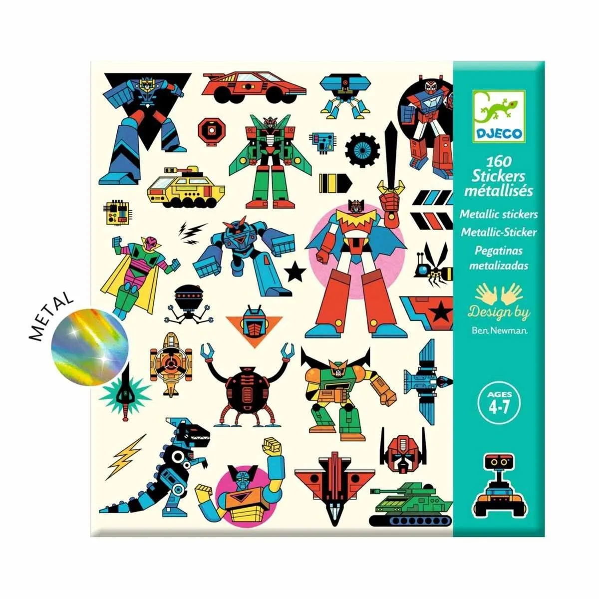 Djeco Robots Stickers