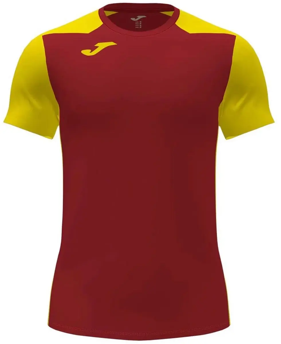 Joma Record II T-shirt M - Rood/Geel