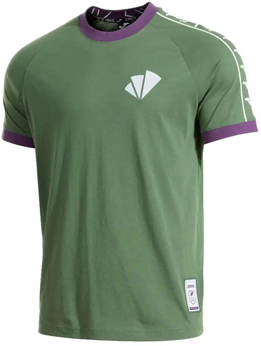 Joma Unicaja Malaga T-shirt Met Korte Mouwen Groen L Man