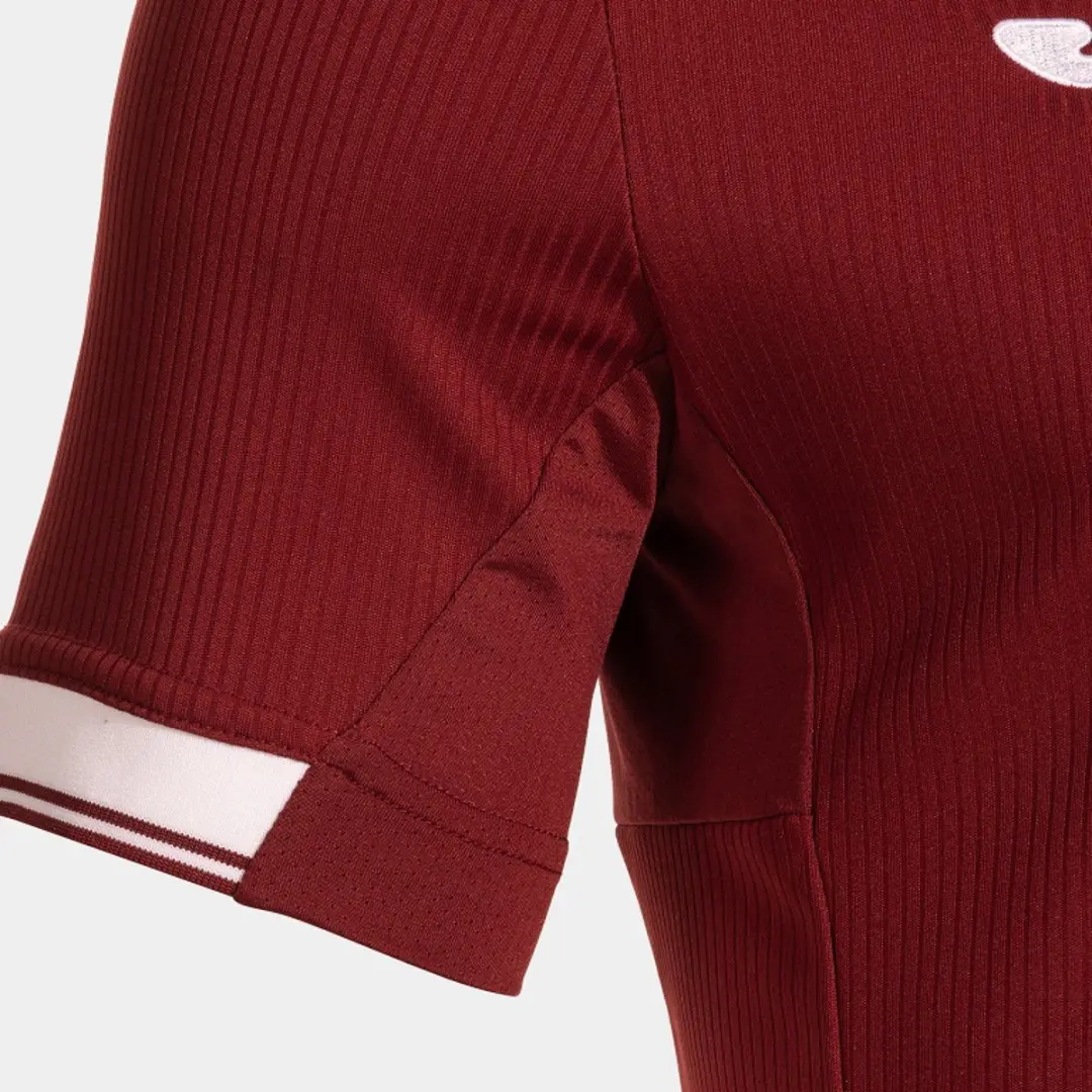 Joma Toletum VI Shirt Heren - Korte mouw - XL - Bordeaux