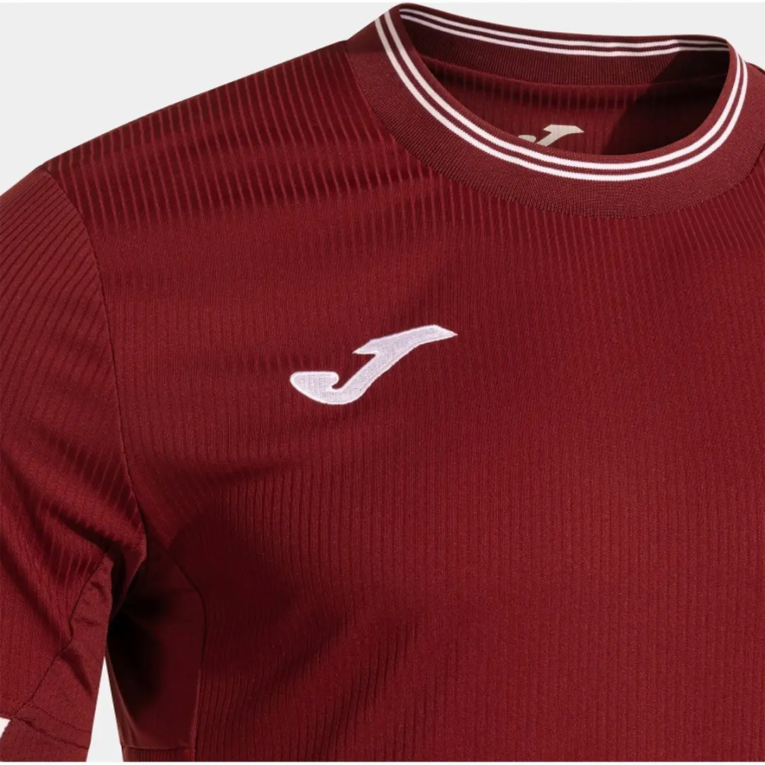 Joma Toletum VI Shirt Heren - Korte mouw - XL - Bordeaux