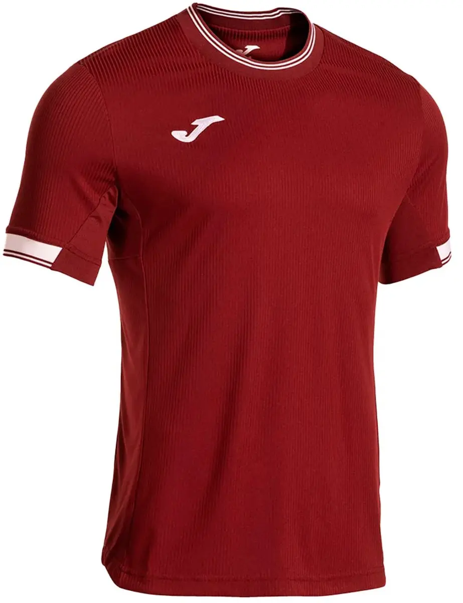 Joma Toletum VI Shirt Heren - Korte mouw - XL - Bordeaux - afbeelding 6 van 6