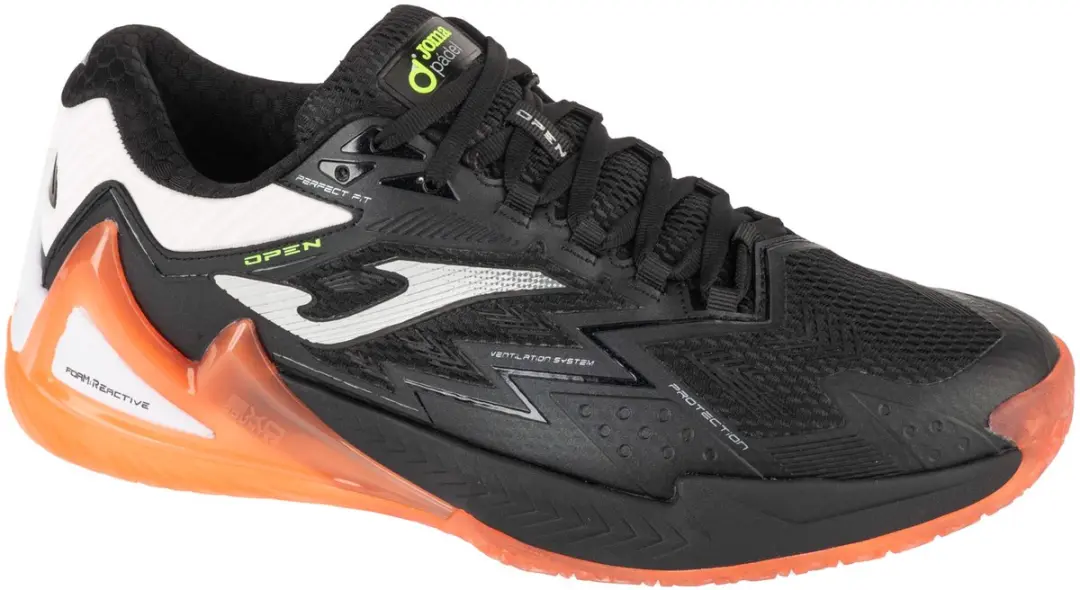 Joma Open Men 25 TOPES, Mannen, Zwart, Tennisschoenen,buty do padla, maat: 40,5
