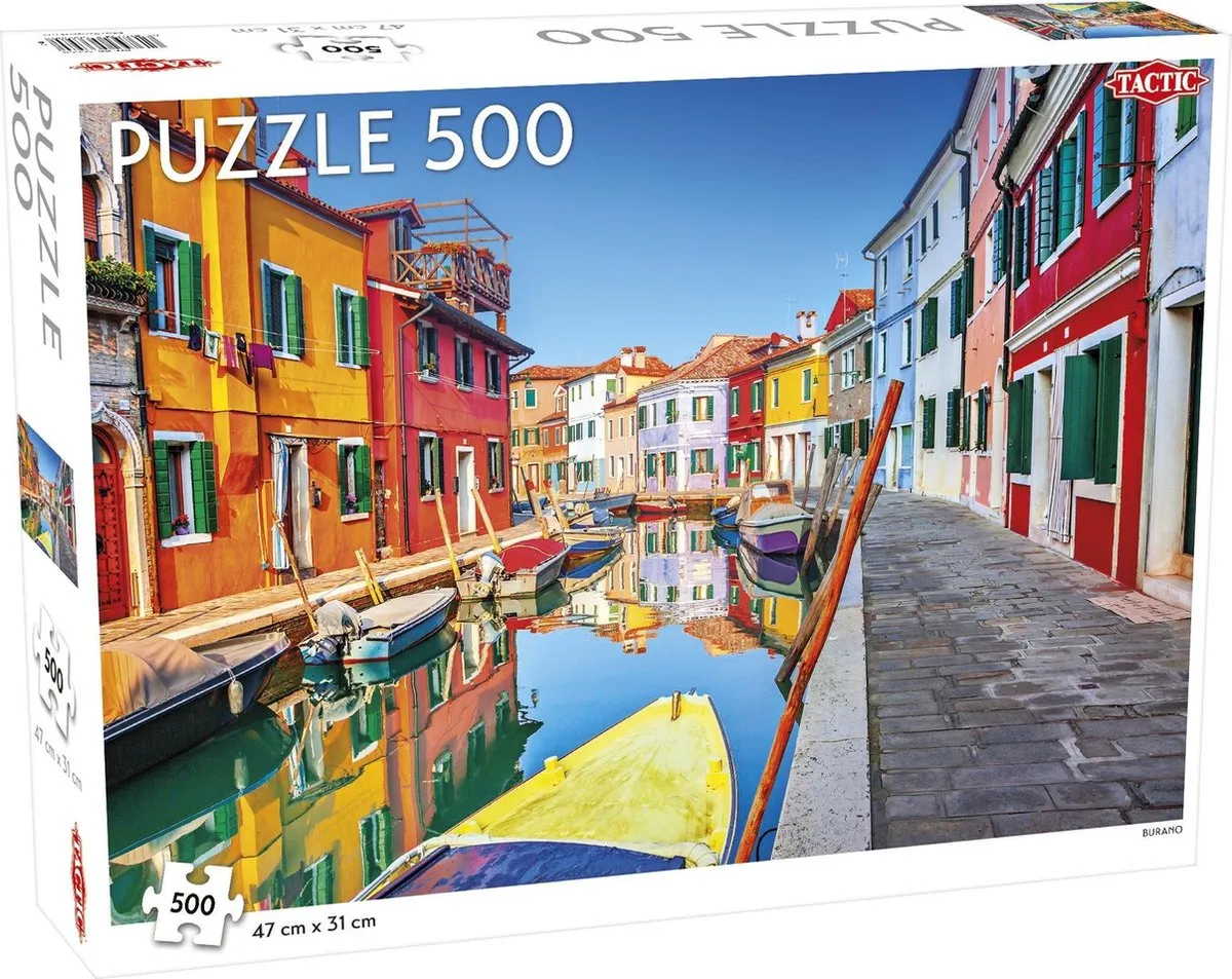 Tactic Burano Venice Puzzel 500 Stuks
