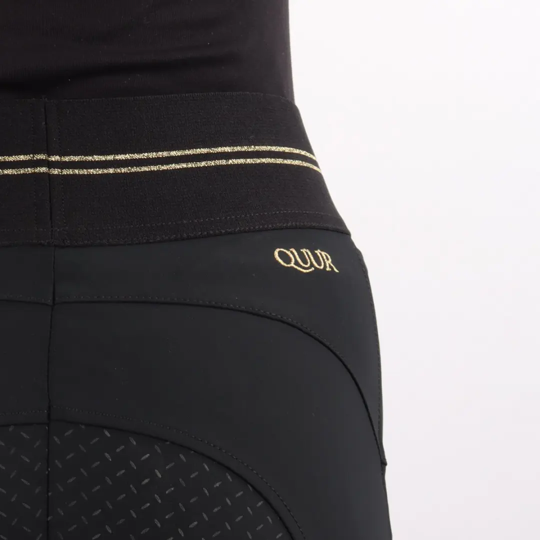 QUUR Qnila Full Grip Paardrijlegging 46 - Zwart-goud