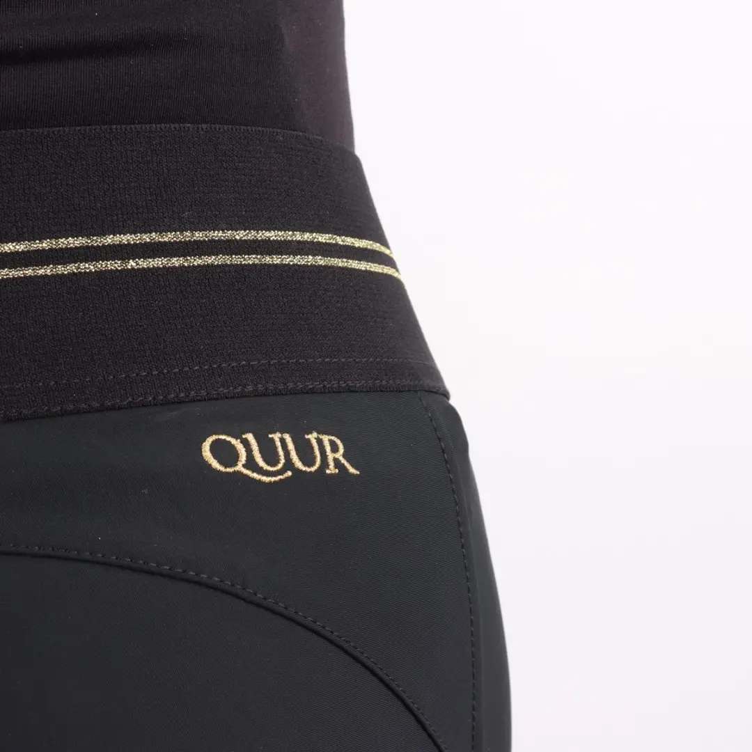 QUUR Qnila Full Grip Paardrijlegging 46 - Zwart-goud