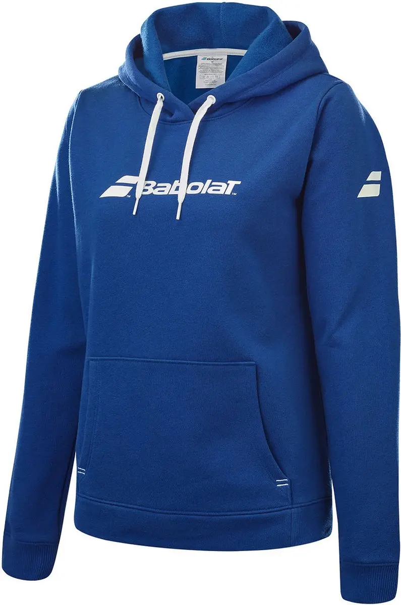 Babolat Exercise Hood Sweat W - S - Sodalite Blue - afbeelding 2 van 6