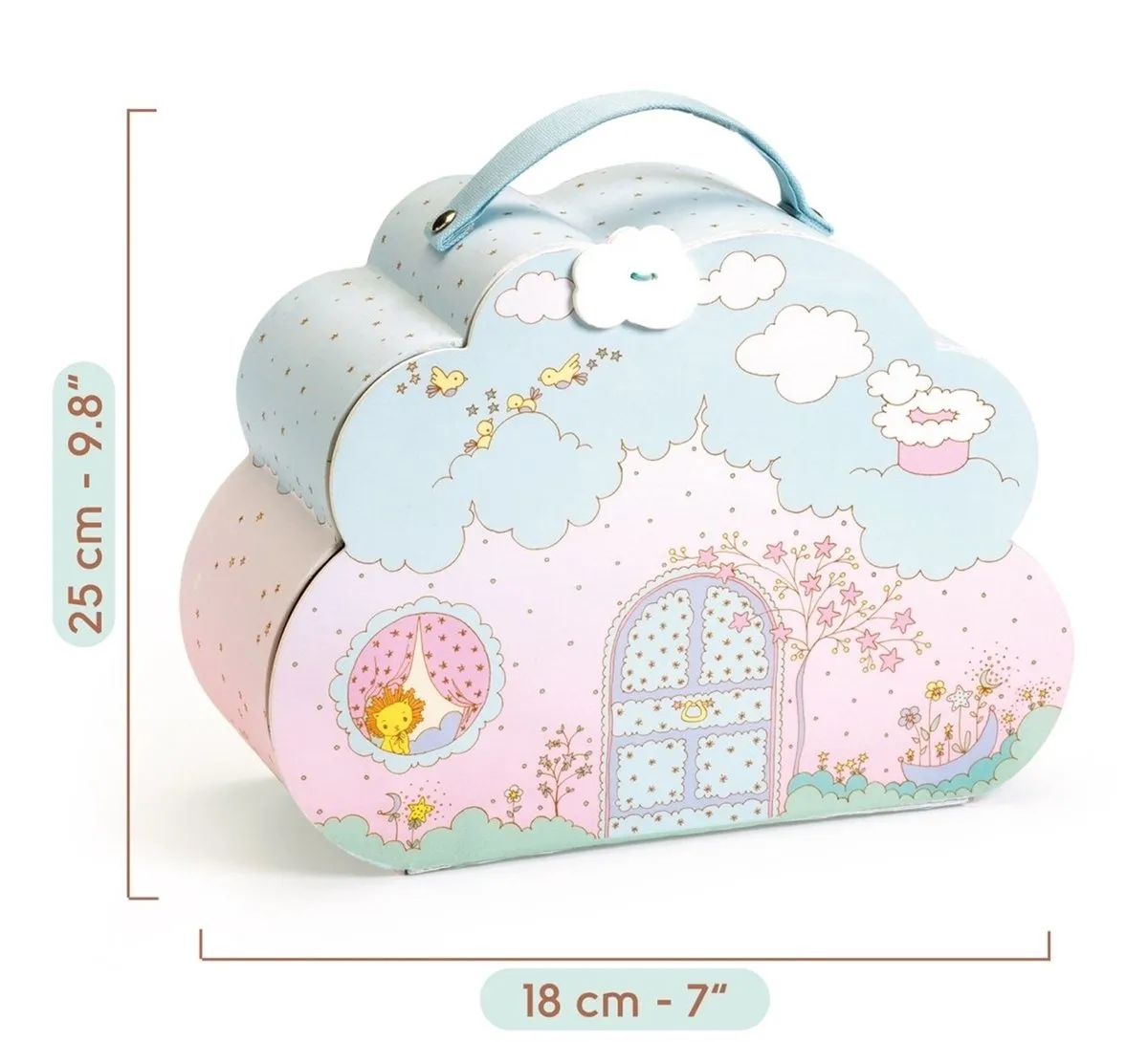 Djeco Tinyly Poppenhuis Sunny - 2 Poppen - Multi