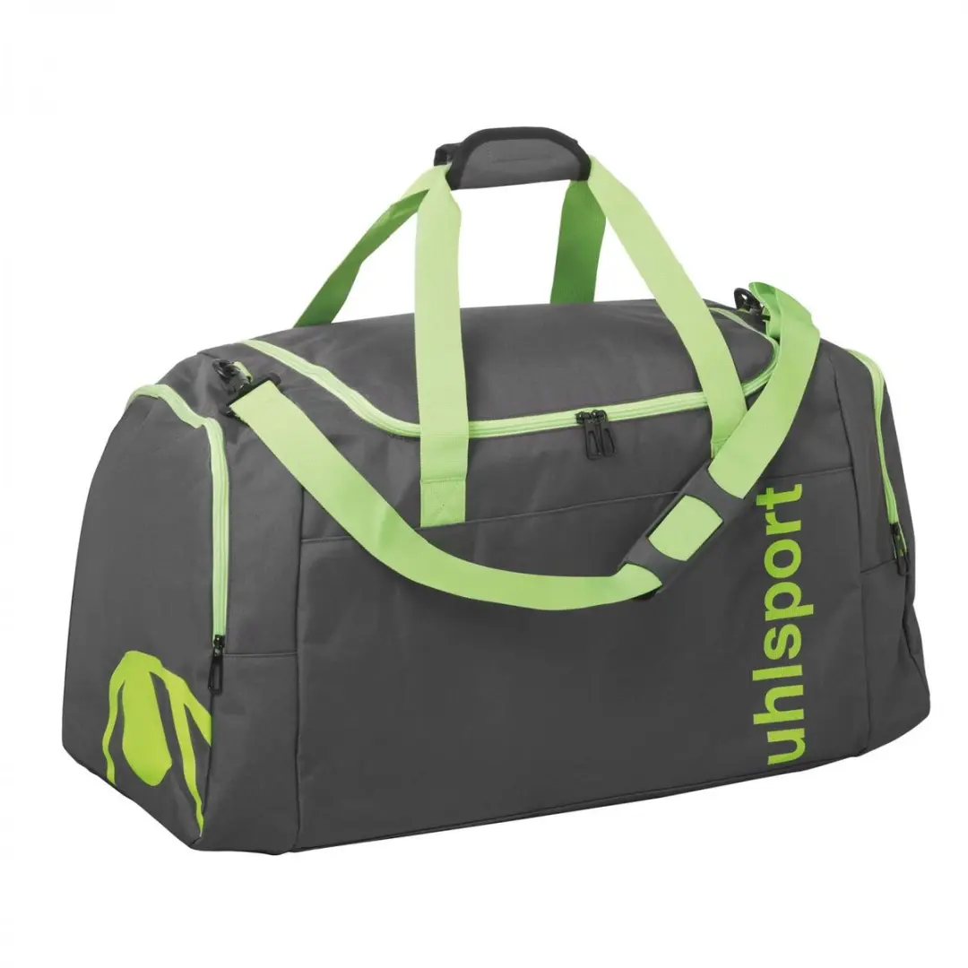 Uhlsport Essential 2.0 Sporttas Antraciet-Fluor Groen Maat 50L (55 x 28 x 33 cm)