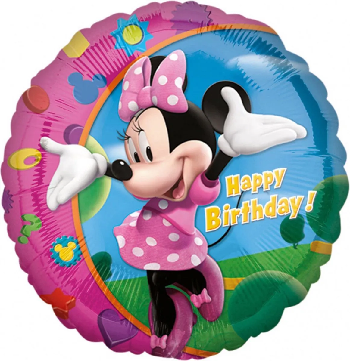 Disney Minnie Ballon Happy Birthday