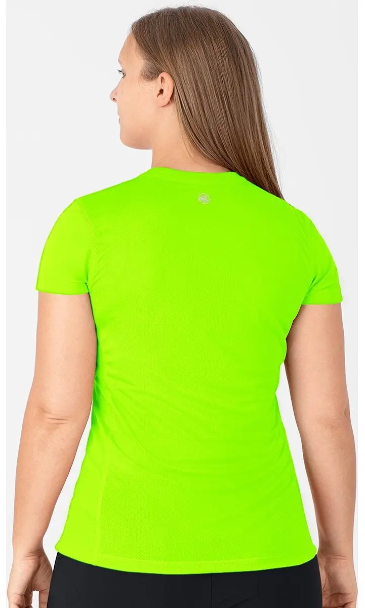 JAKO Run 2.0 T-Shirt Dames - Fluogroen Maat 48