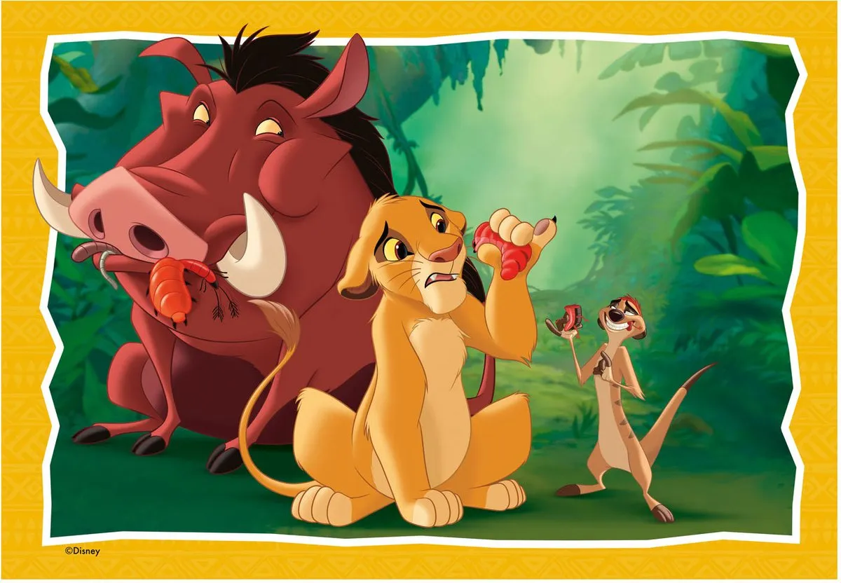 Ravensburger The Lion King Puzzels 24 Stuks - 2x48 Stuks