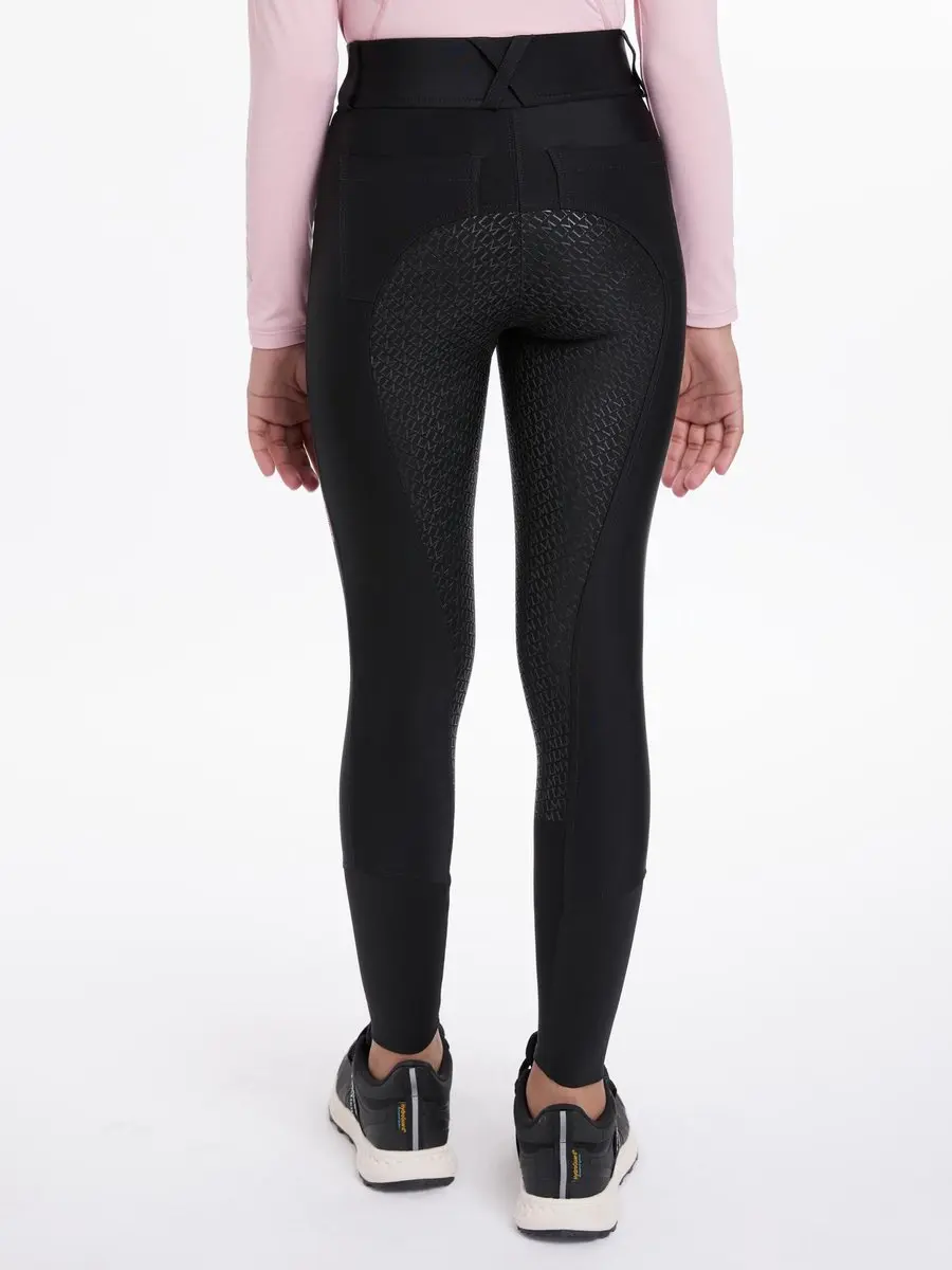 Lemieux Young Rider Remi Breggings Fullgrip 134 - Zwart - afbeelding 5 van 6