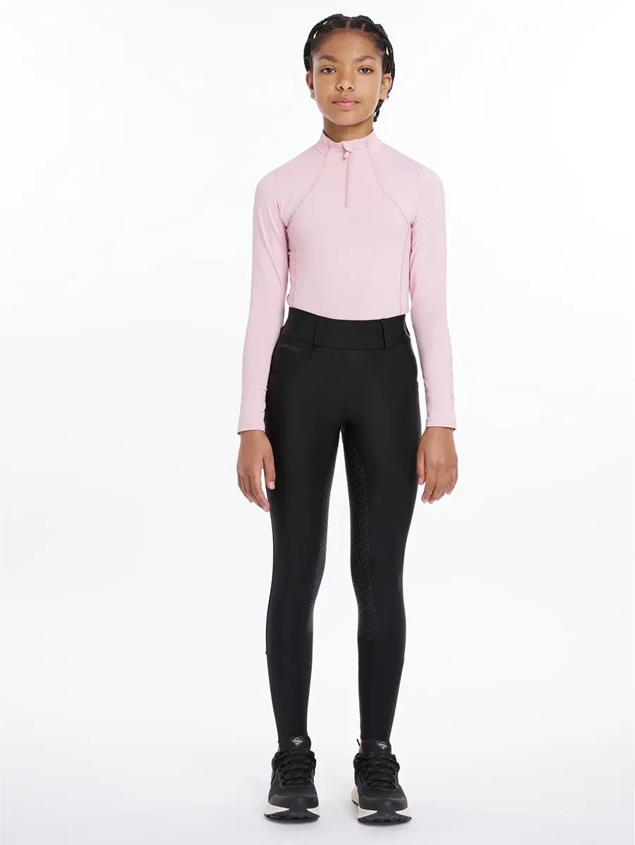 Lemieux Young Rider Remi Breggings Fullgrip 134 - Zwart - afbeelding 4 van 6