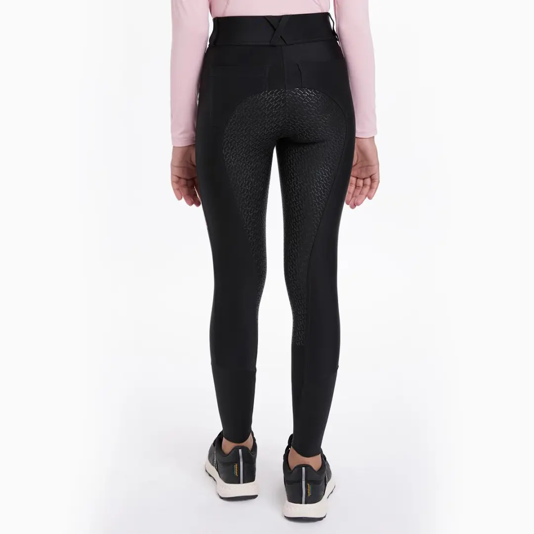 Lemieux Young Rider Remi Breggings Fullgrip 134 - Zwart - afbeelding 3 van 6