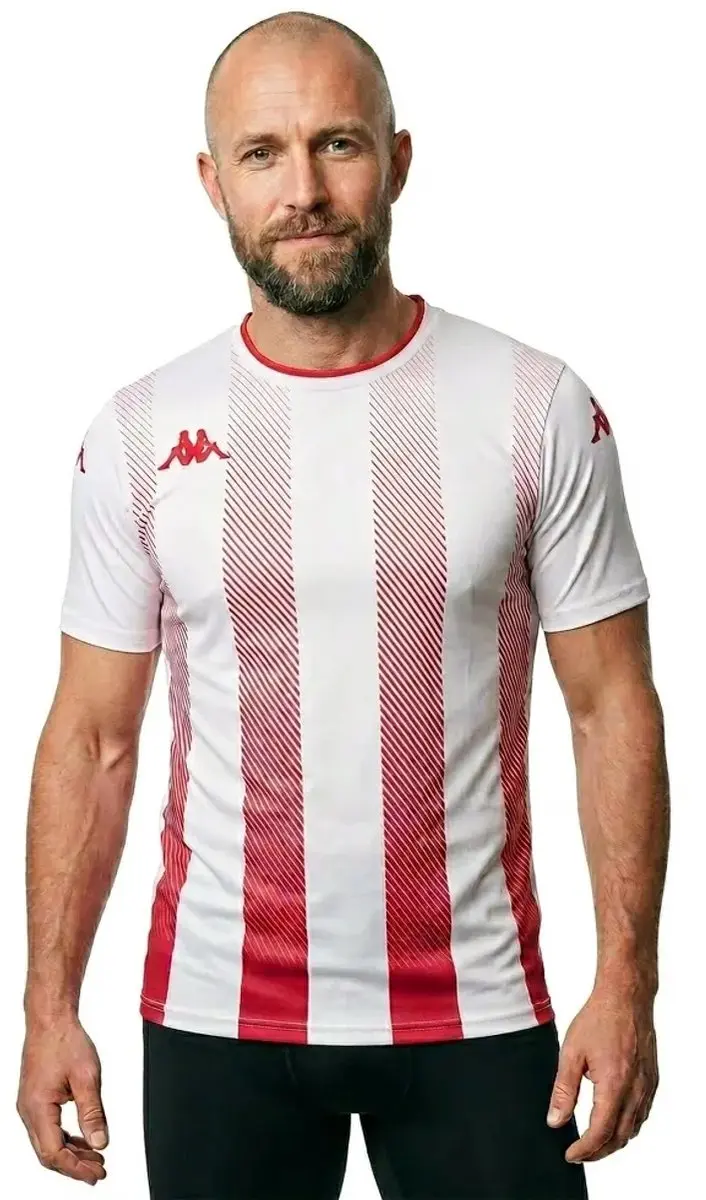 Kappa Bugo T-shirt - Rood/Wit L