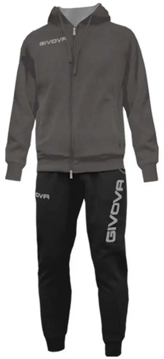 Givova King Trainingspak - Zwart/Grijs XL - afbeelding 2 van 2