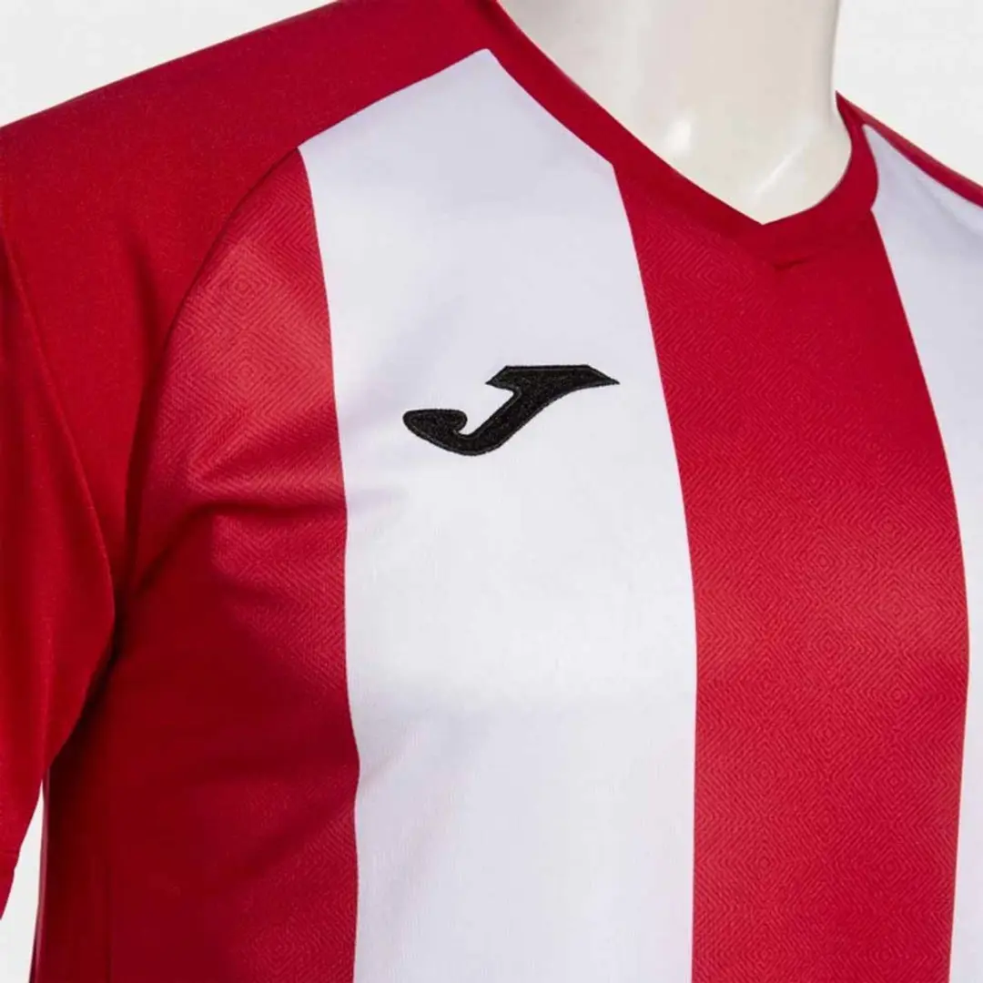 Joma Inter IV T-shirt - Rood/Wit - 2XL
