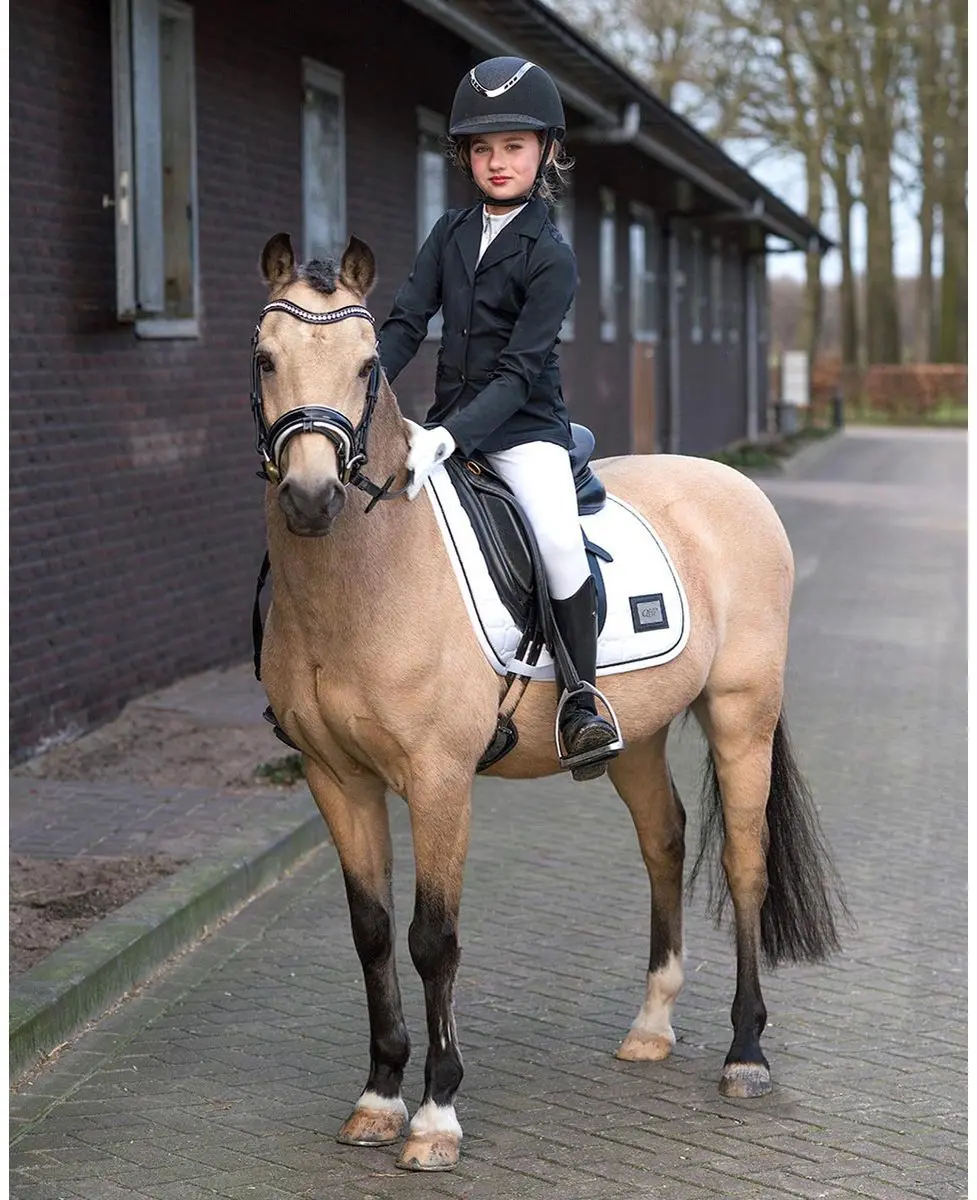 QHP Juliet Kids Paardrijjas 128 - Zwart