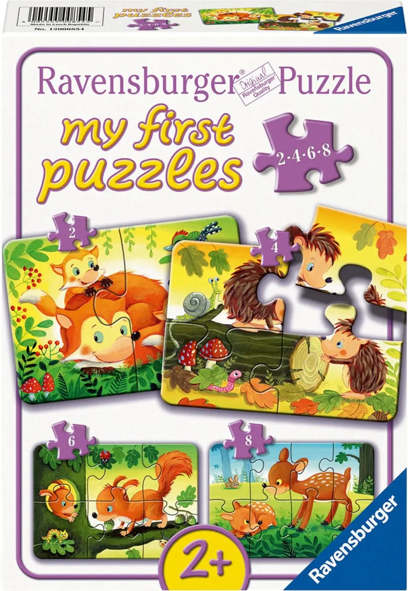 Ravensburger Forest Animals Legpuzzel 20 Stuks - Multicolor