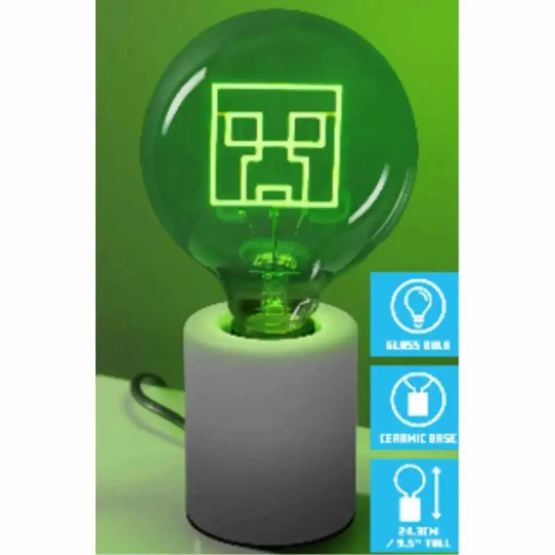 Paladone Neon Creeper E27-lamp - Groen