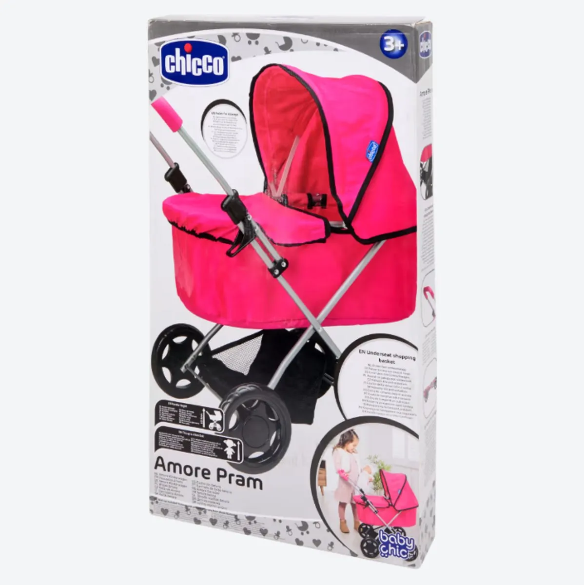 Chicco Poppen Trolley - 33x7,5x56,5cm - Multicolor