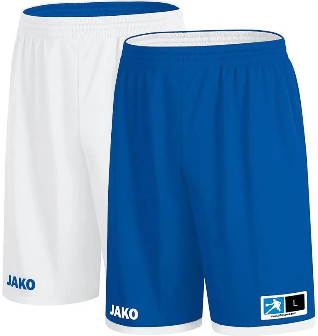JAKO Change 2.0 Reversible Short Heren XXL - Wit/Royal
