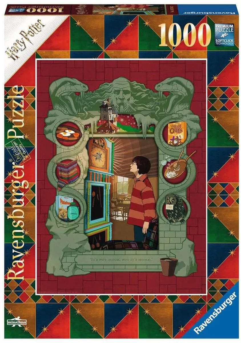 Ravensburger Bij de Weasley Familie Legpuzzel 1000 Stuks - Multicolor
