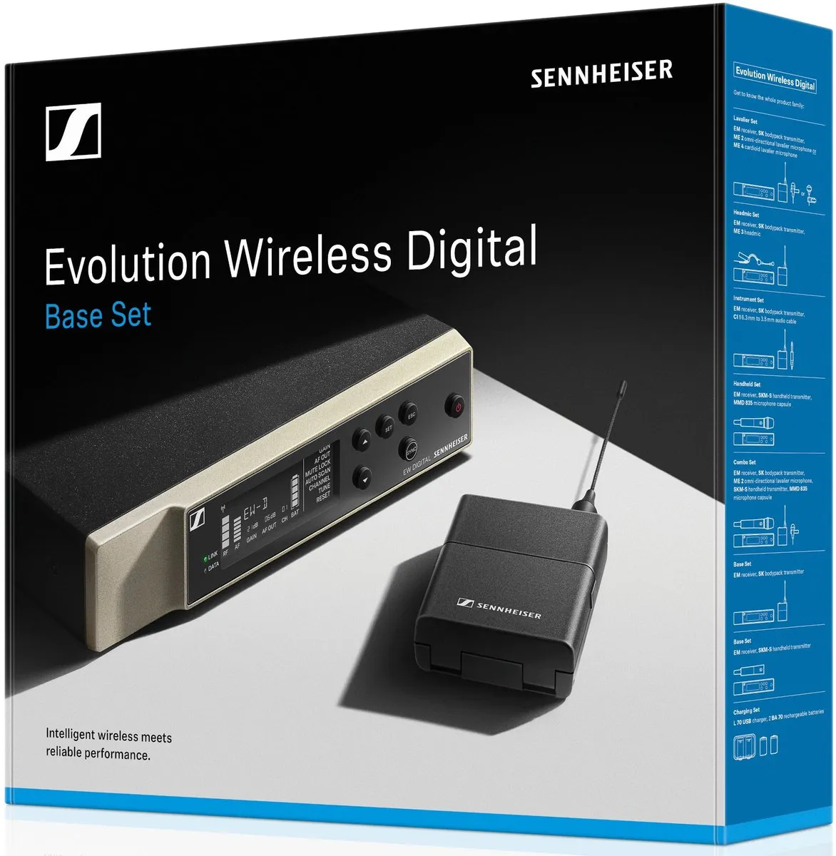 Sennheiser EW-D SK BASE SET S1-7 Draadloze transmissie set