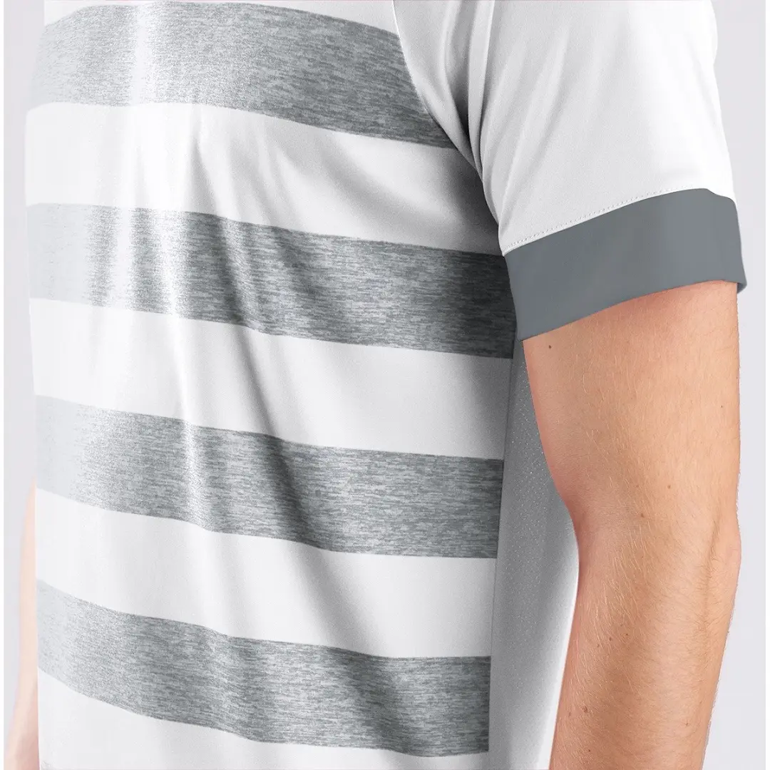 JAKO Celtic Melange Shirt Heren - S - Steengrijs/Wit - afbeelding 6 van 6