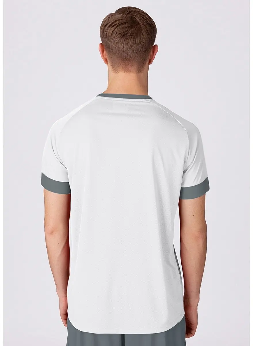 JAKO Celtic Melange Shirt Heren - S - Steengrijs/Wit
