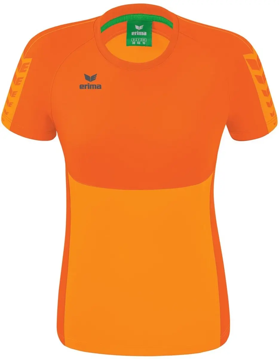 Erima Six Wings T-Shirt Dames - Oranje